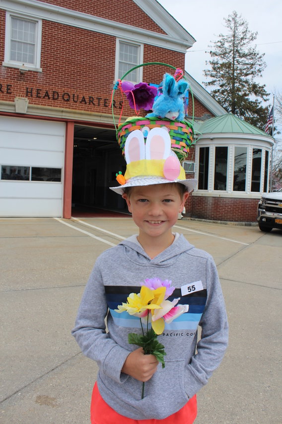 Graham Rohrmeier, 9, attended his first Easter parade.